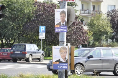Plakaty wyborcze zasypały trójmiasto