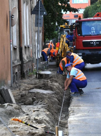 Remont chodnika ulicy Kościuszki w Wejherowie - fot. Leszek Spigarski