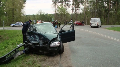 Wypadek na skrzyżowaniu - Wielka Piaśnica