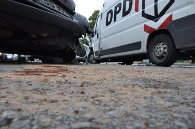 Reda: Zatrzymał się na słupie