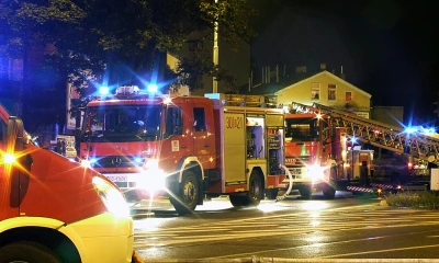 Wielki pożar w Gdańsku. Spłonęła zabytkowa zajezdnia