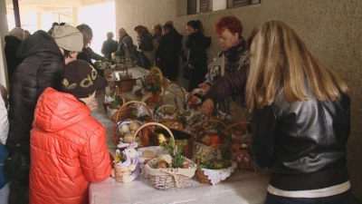 Święcenie pokarmów - Reda Ciechocino, kościół św. Wojciecha
