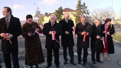 Uroczyste otwarcie trasy Leśna - Cegielniana