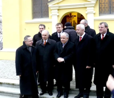 Prezydent Lech Kaczyński w Wejherowie - 2009 rok