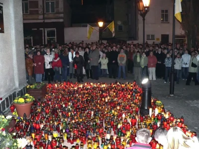 I rocznica śmierci Ojca Świętego Jana Pawła II fot. Leszek Spigarski