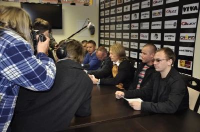 Konferencja klubu Gryf Orlex Wejherowo