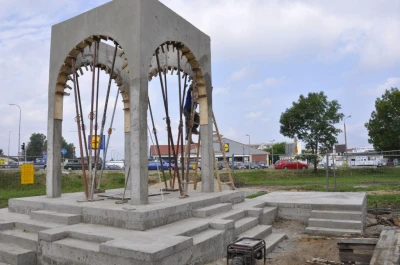 Wejherowo: Budowa Bramy Piaśnickiej