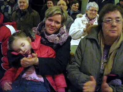Koncert Eleni z chórem migowym. Rok 2012 fot. Leszek Spigarski