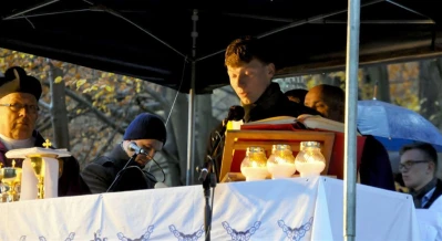 Dzień Zaduszny. Msza święta na starym cmentarzu – fot. Leszek Spigarski