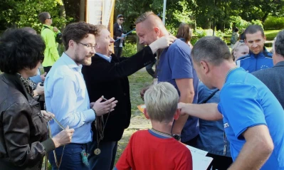 II Bieg Przełajowy Pamięci Macieja Kanteckiego - Bieg charytatywny dla Jadwigi Dargacz (fot. Leszek Spigarski)