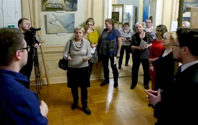 Wernisaż Milany i Denisa Khyzhavskich - malarzy z Ukrainy