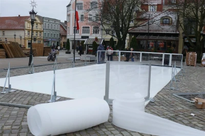Wejherowo: Przygotowania do jarmarku świątecznego