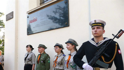 Uczcili w Wejherowie 44. rocznicę Porozumień Sierpniowych