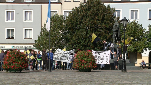 Manifestacja w obronie Gryfa Orlex