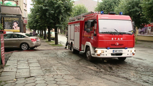Skutki ulewnego weekendu w Wejherowie