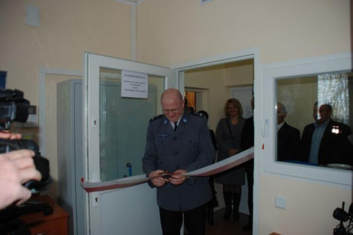 Dyżurka KPP w Wejherowie po remoncie