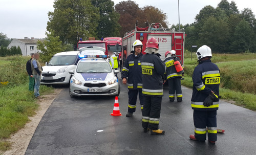 Czołowe zderzenie w Przetoczynie