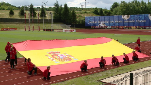 Pierwszy trening Hiszpanów