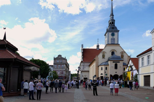 Boże Ciało 2017. Uroczystośc w parafii pw. Trójcy Świętej w Wejherowie. Fot. Leszek Spigarski