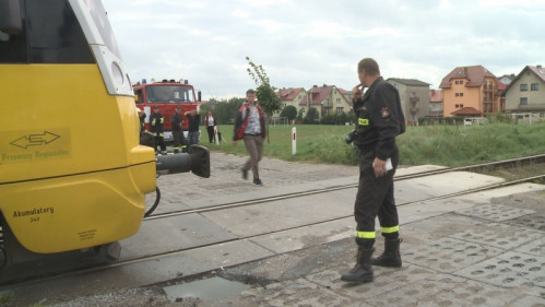 Wypadek na torach we Władysławowie