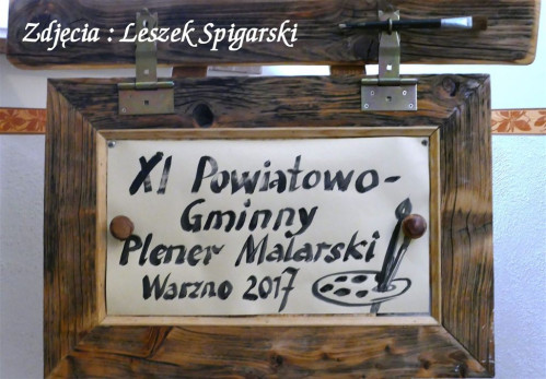 XI Powiatowo-Gminny Plener Malarski „Koloryt Kaszub” - Warzno 2017. Fot. Leszek Spigarski