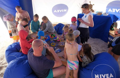 Podwórko NIVEA na plaży w Jastarni, 07.07 - 09.07.2017