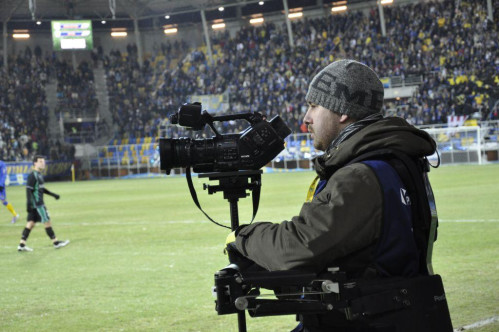 Gdynia: Ekipa TTM podczas nagrania meczu otwarcia