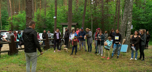 Z kijkami po zdrowie na kaszubskiej drodze w Luzinie 