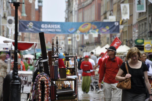 Gdańsk: Deszczowy Jarmark św. Dominika