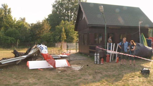 Jastarnia: Katastrofa awionetki, dwie osoby zostały ranne