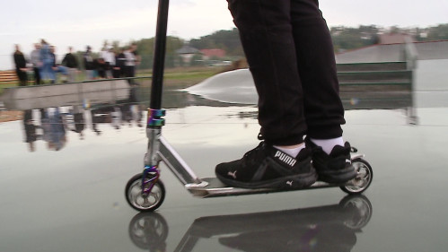 Otwarcie skateparku w Luzinie