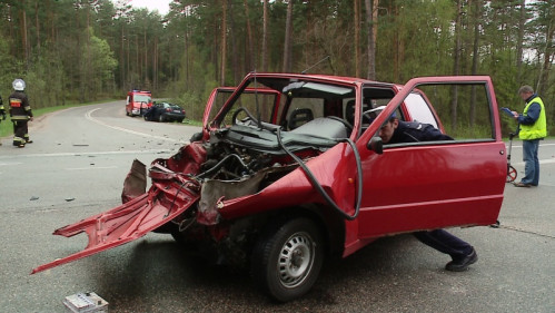 Wypadek na skrzyżowaniu - Wielka Piaśnica