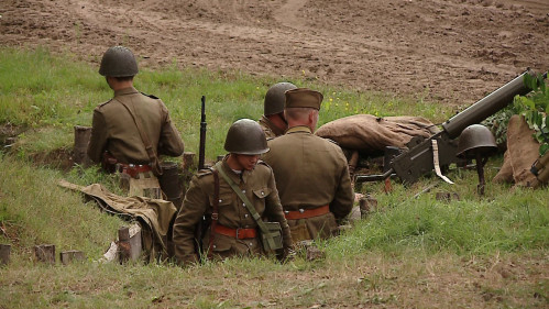 Dąbrówka przeniosła się do pierwszych dni wojny. Inscenizacja z okazji 80 rocznicy wybuchu II wojny światowej 