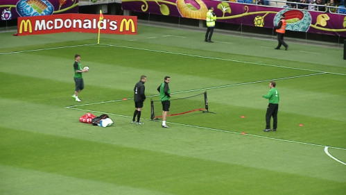 Trening Irlandczyków w Gdyni