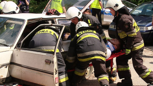 Ćwiczenia służb w gminie Luzino