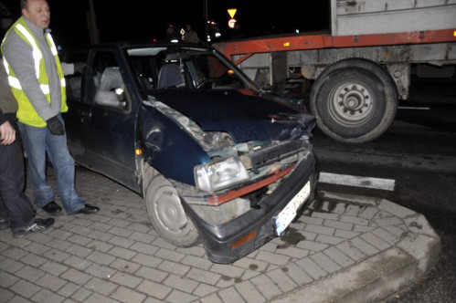 Wypadek na rondzie „Solidarności” w Wejherowie