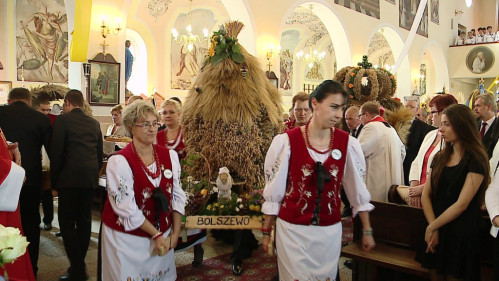Dożynki powiatu wejherowskiego w Strzepczu