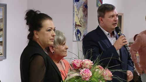 Wernisaż Jagody Namyślak w Gminnym Ośrodku Kultury w Luzinie 