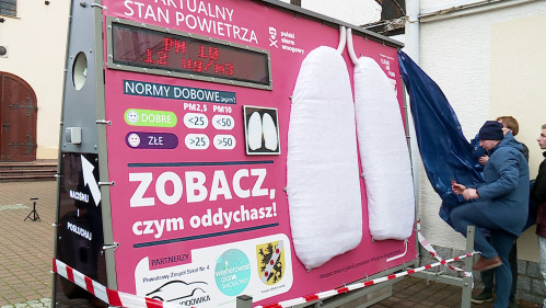Mobilne płuca stanęły w Wejherowie 