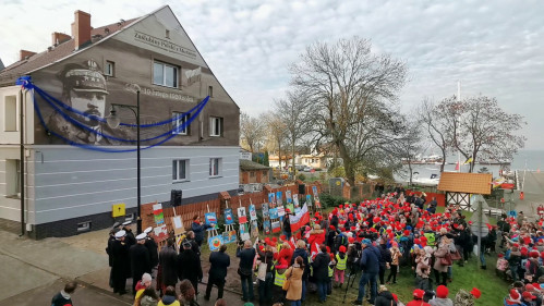 Bili rekordy i odsłonili mural w Pucku