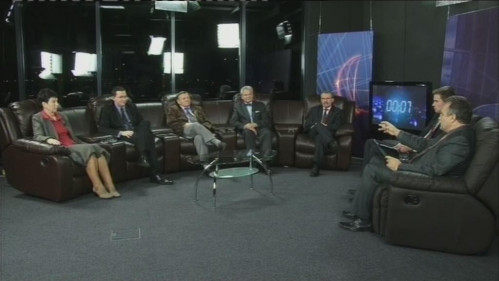 Debaty wyborcze w TTM - kandydaci na burmistrza Pucka