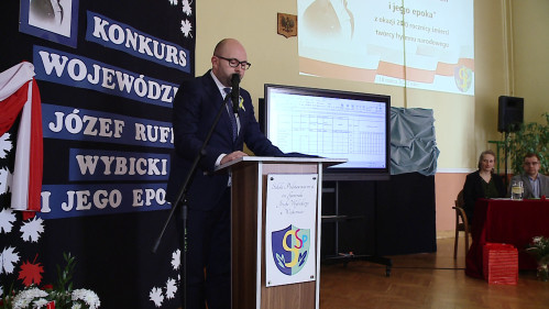 Wojewódzki Konkurs "Józef Rufin Wybicki i jego epoka" w Szkole Podstawowej nr 9 w Wejherowie