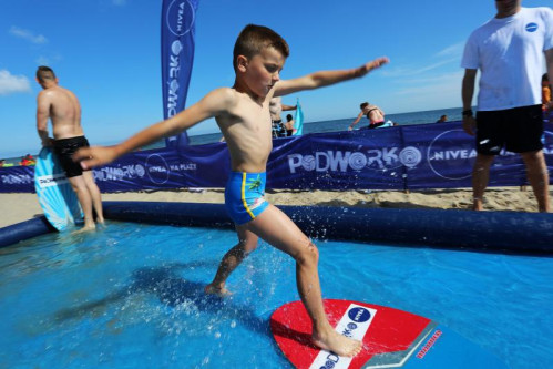 Podwórko NIVEA na plaży we Władysławowie,14- 16 lipca 2017