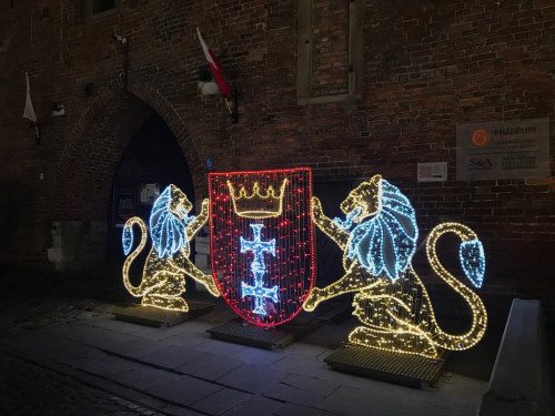 Śródmieście Gdańska w świątecznej odsłonie