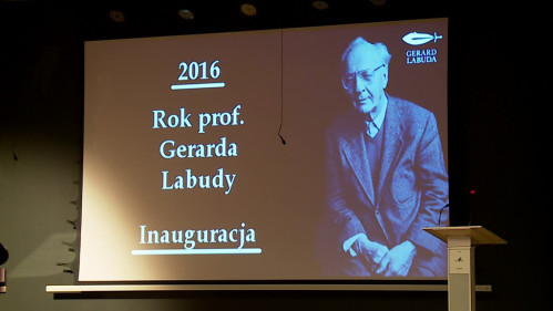 Gerard Labuda patronem roku 2016