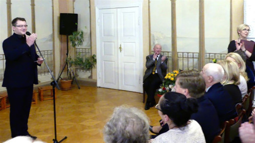 Benefis Edmunda Szymikowskiego w Muzeum PiMK-P – 65 lat z haftem kaszubskim. Fot – Leszek Spigarski