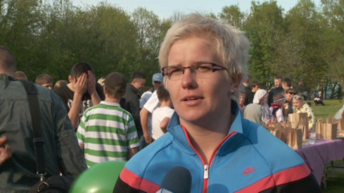 Anita Włodarczyk na majówce