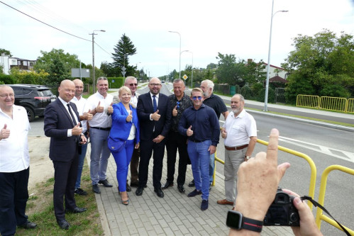 Budowa ul. Necla i Gryfa Pomorskiego w Wejherowie zakończona. Odbiór ulic w kadrze Leszka Spigarskiego