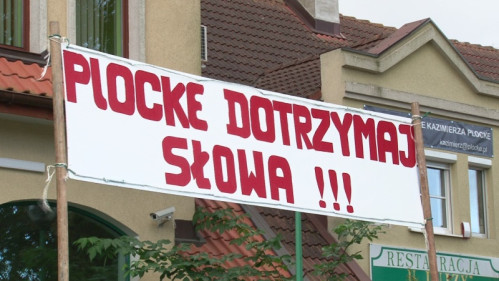 Protest rybaków w Krokowej