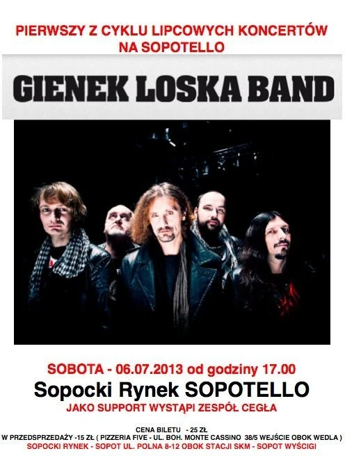 Gienek Loska Band i harleyowcy na Sopotello